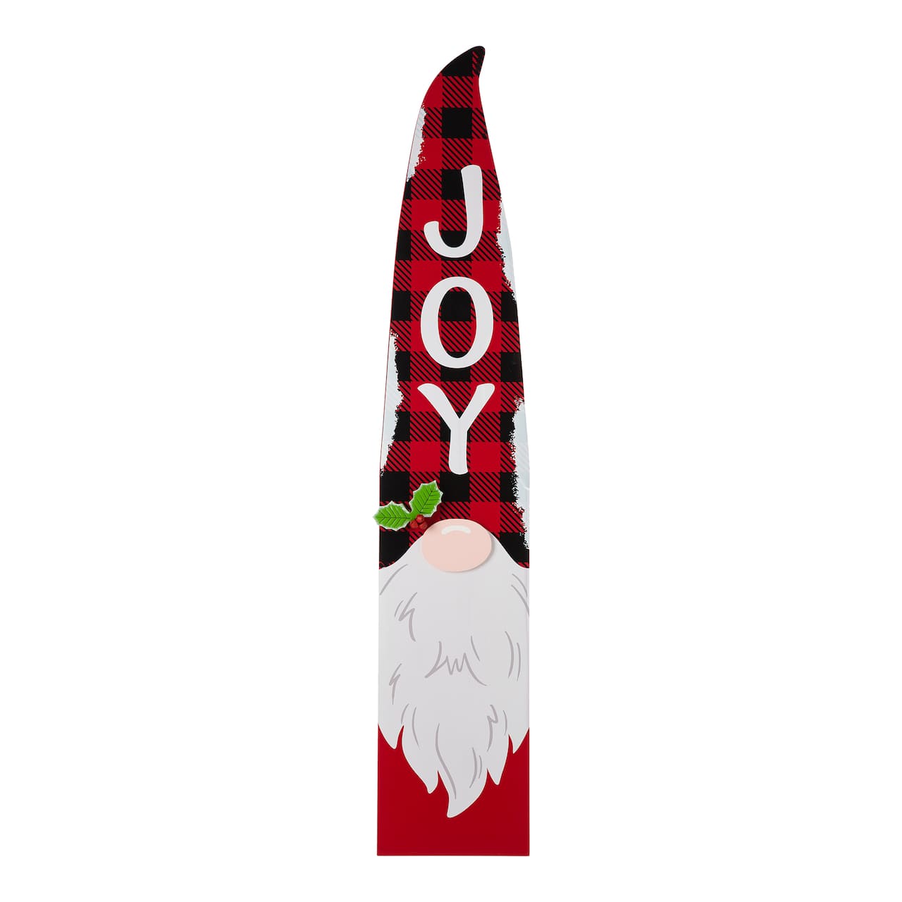 Glitzhome® 42" Christmas Gnome Wooden Porch Sign